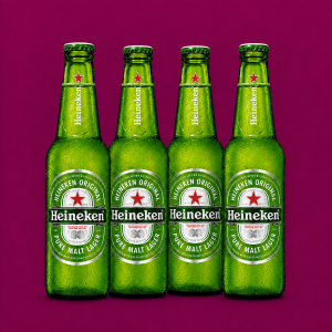 4 Heineken 25cl