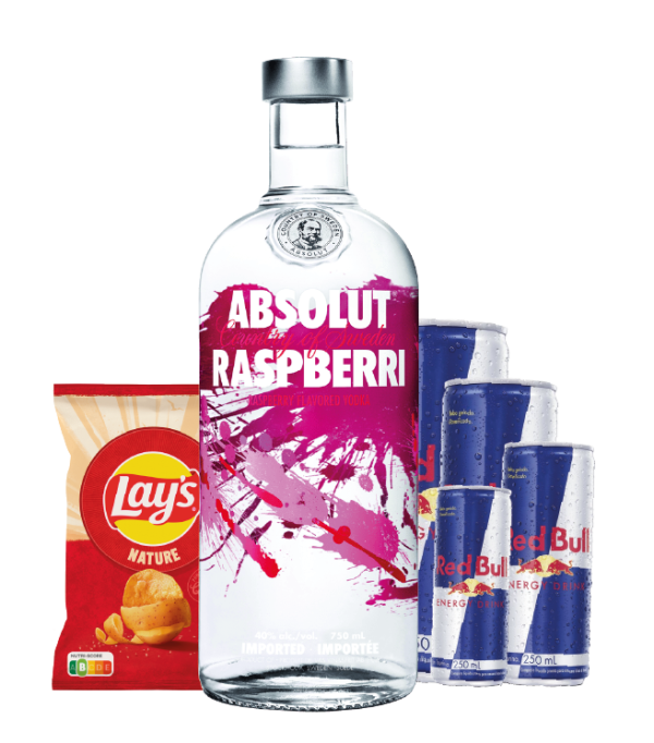 Formule Absolut raspberry Redbull